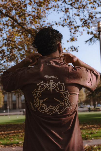 brown tee